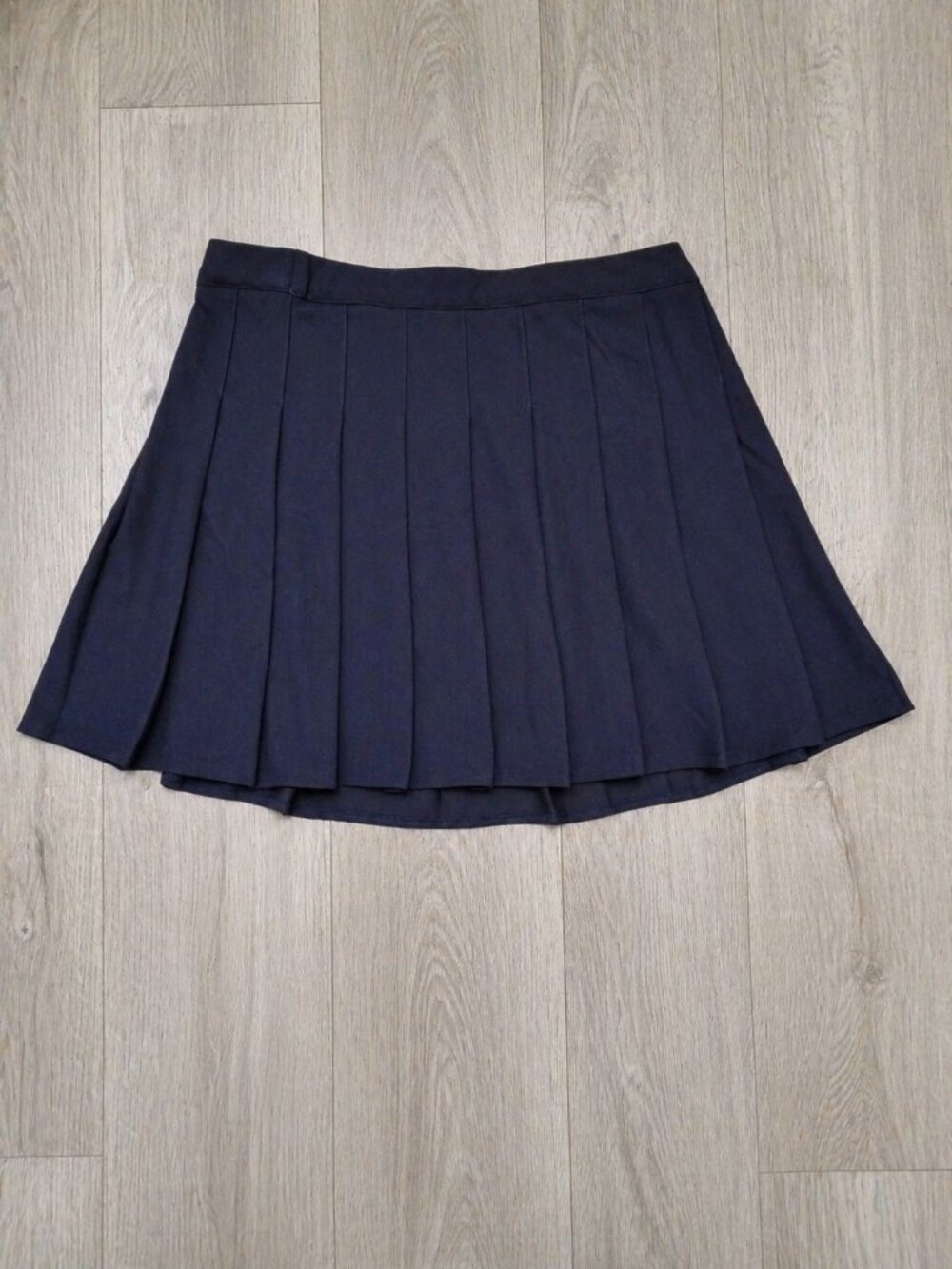 Pleated Skirt Navy XL